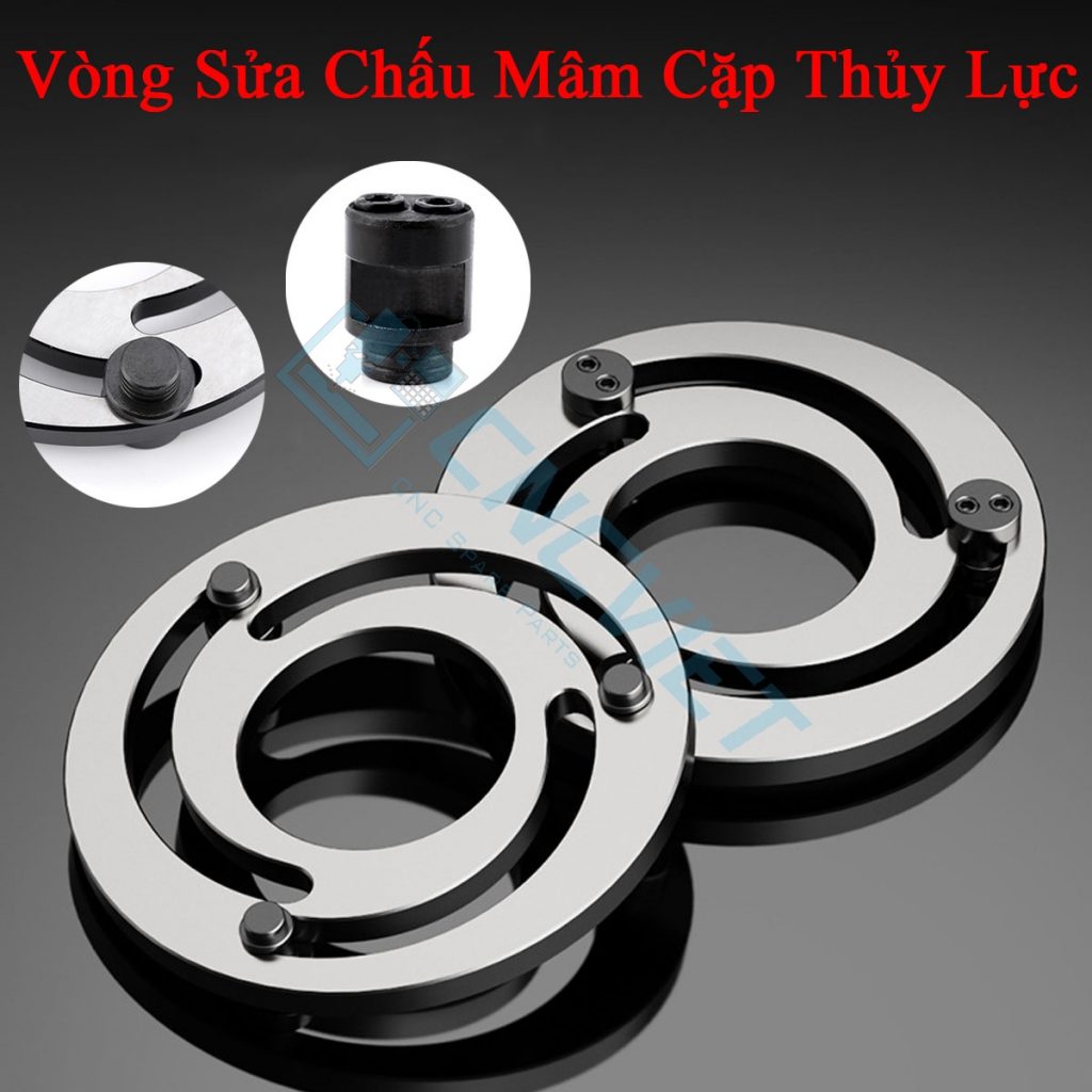 Vòng sửa chấu mâm cặp thủy lực CNC giúp cân chỉnh 3 chấu máy tiện nhanh chóng. Có sẵn kích thước 4-15 inch. Xem hướng dẫn sử dụng chi tiết.